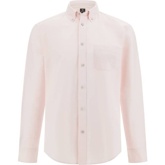 Boggi Milano, Skjorta, Herr, 2Xl, Bomull, Regular Fit Oxford Bomullsskjorta - pink (2XL)