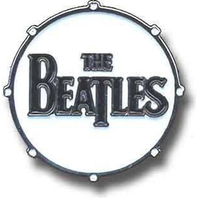 The Beatles Logo Drum Badge