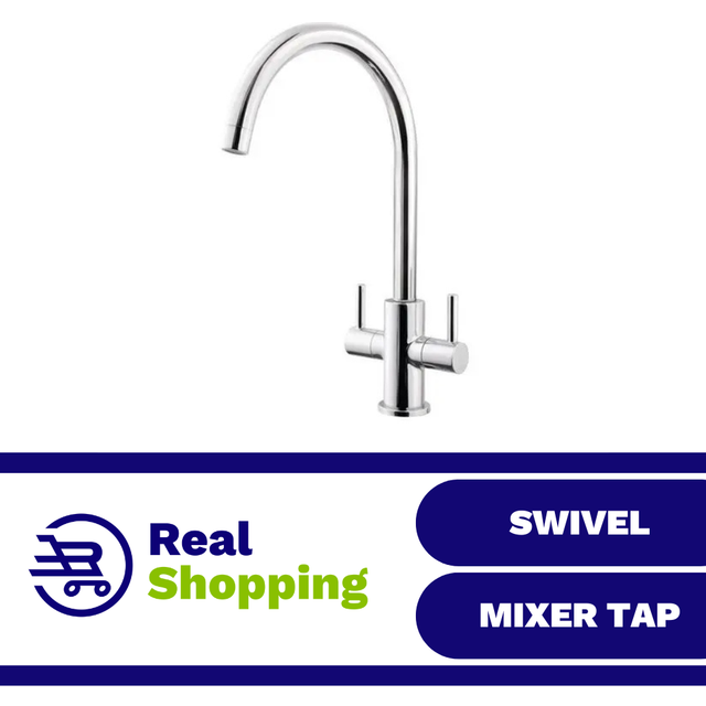 Nabis Idro Swan Neck Swivel Kitchen Mixer Tap - One Size