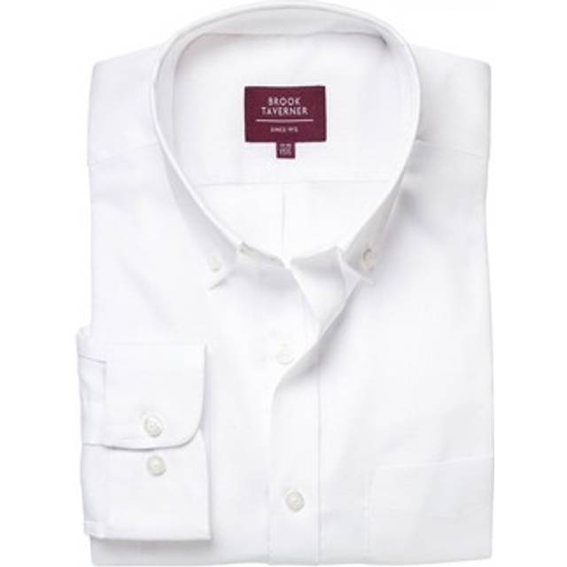 Brook Taverner Whistler Classic Oxford Shirt BT4050 Sky Blue 16.5&quot