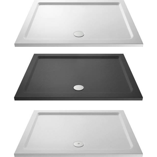 1400mm x 900mm Premium Rectangular Shower Tray - Slate Grey