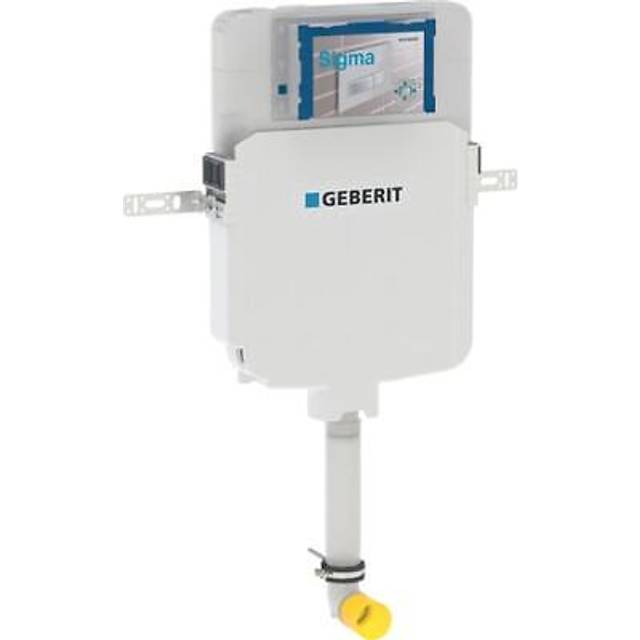 Geberit sigma concealed slim cistern 8 cm, 6 / 3 litres for back to wall toilet