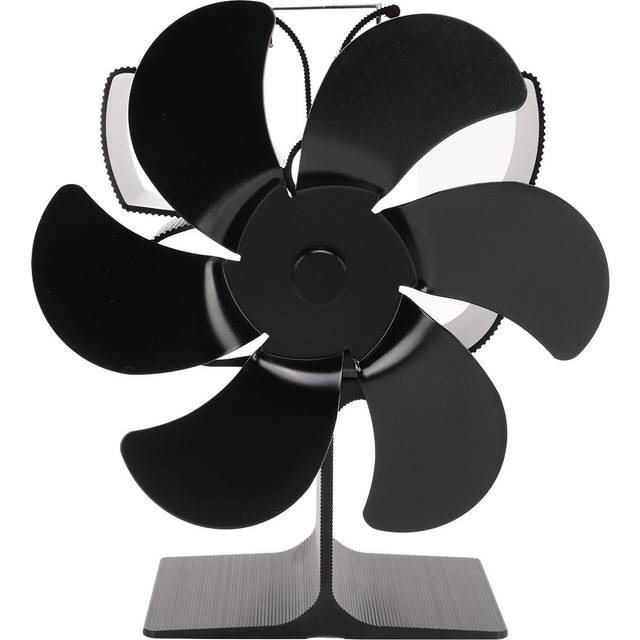 Heat Powered Stove Fan 6 Blades Fireplace Fan Thermal Power High Temperature Proof Energy Saving