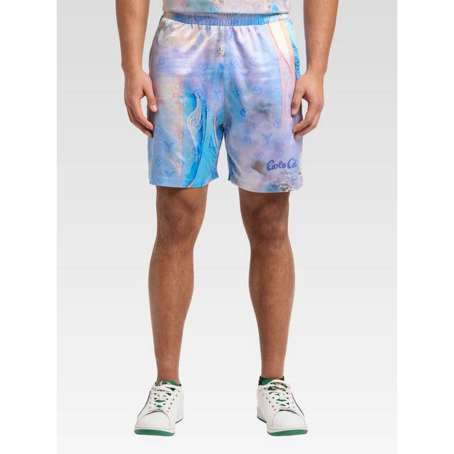 Carlo Colucci, Shorts, Herr, M, Läder, Ornamentstickade Oversize Shorts