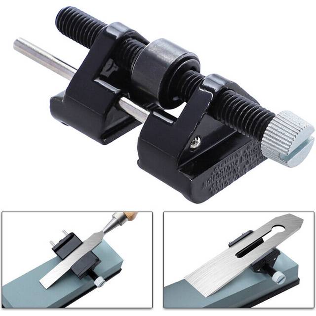Chisel Honing Angle Guide Carbon Steel Sharpener Knife Sharpener Blade for Wood Chisel Projection Sharpener Jig Roller Whetstone