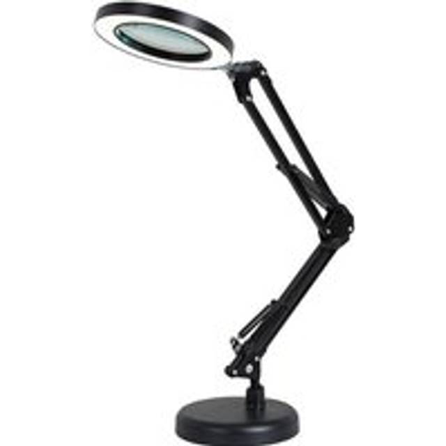 Magnifying Glass With 64 Leds Desk Lamp 8 Times Magnification 10 Levels Of Adjustable Brightness Dimmable