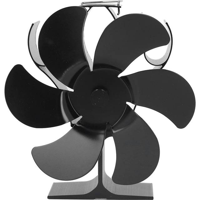 6 Blades Heat Powered Stove Fan High Temperature Resistance Self Starting Wood Burning Stove