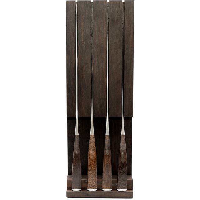 Güde Knife Block Synchros for 4 Knives Smoked Oak - Unstocked