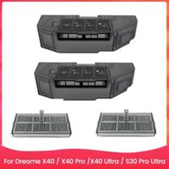 Dust Box with Hepa Filter for X40 Pro Ultra S30 Vacuum Cleaner Replacement Parts Trash