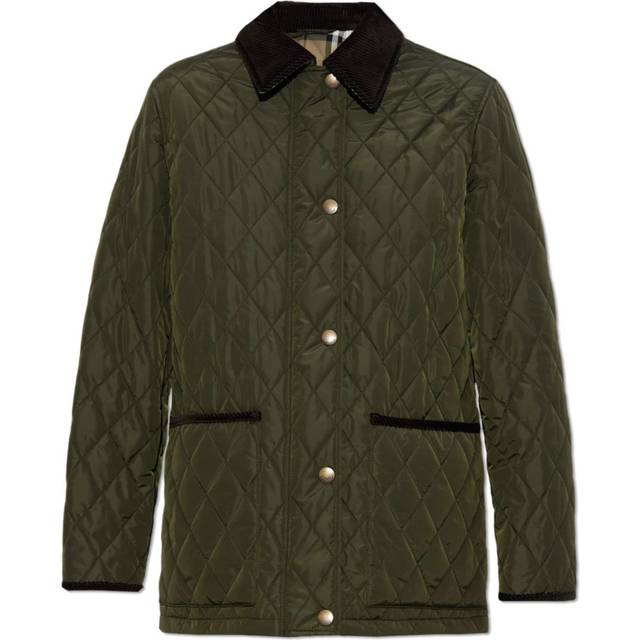 Broadway quilted nylon jacket - BURBERRY - gender_Woman - Green (S)