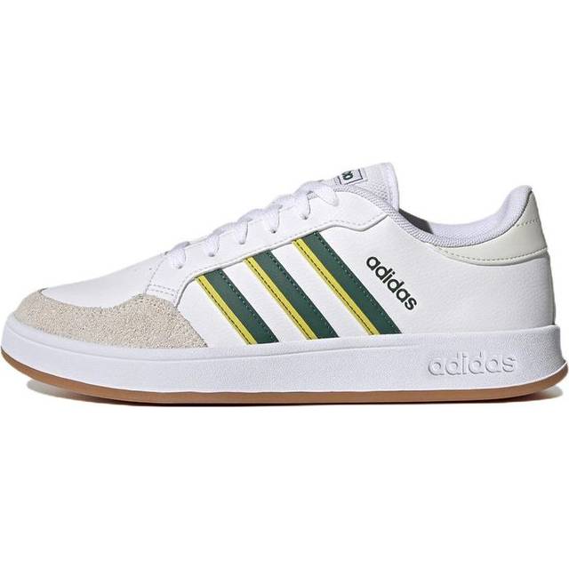 adidas Breaknet Court Lifestyle Shoes 'Collegiate Green Impact Yellow' GY9587 - Cloud White/Collegiate Green/Impact Yellow - 9.5