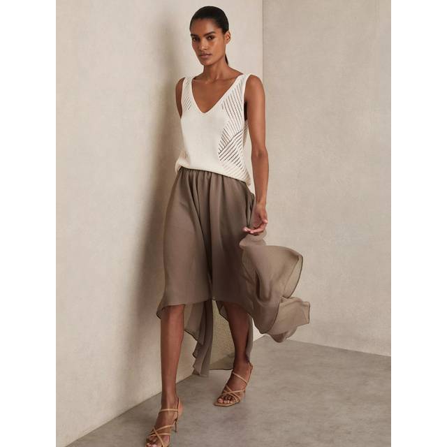 Reiss Lucie Mini Shorts and Sheer Overlay