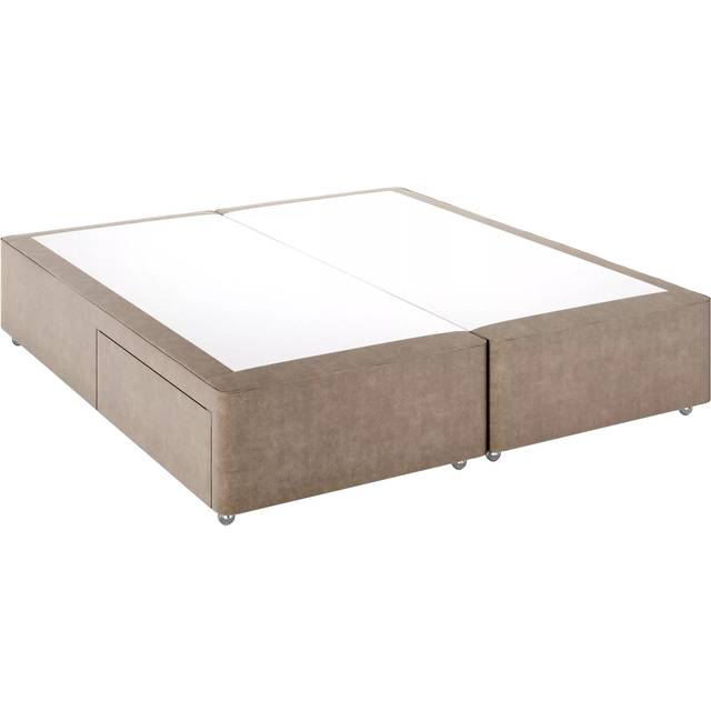 John Lewis Non-Sprung Upholstered 2 Drawer Divan Base, Super King Size