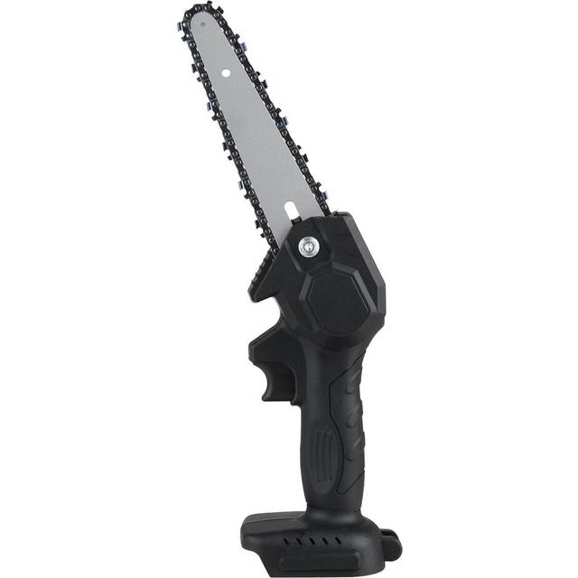 (One Battery, EU Plug) 6 Inch Electric Chain Saw Pruning Chainsaw Rechargeable Woodworking Tool