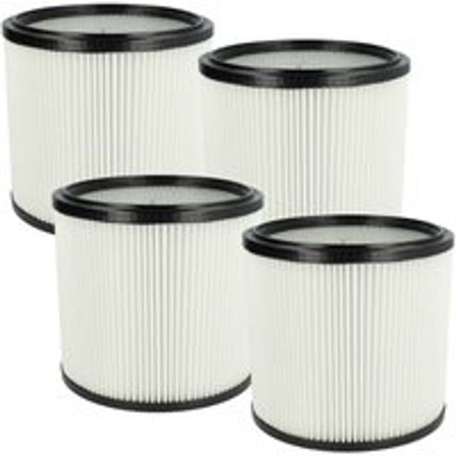 Vhbw - 4x Cartridge Filter Replacement for Starmix fpp 3200, 413525, 4011240413525 for Vacuum Cleaner - Black White 3200 cm²