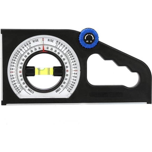 Engineering Inclinometer, Universal Slope Measuring Ruler Multifunction Angle Meter Gauge Measuring Instrument for Household Industrial Use