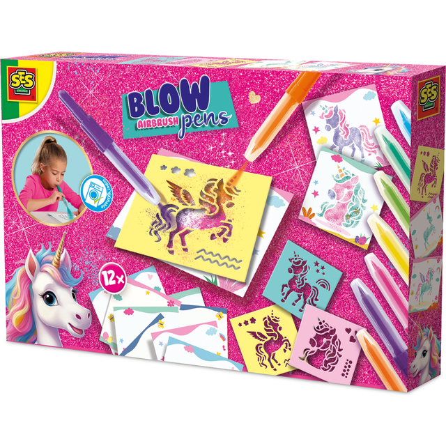 SES Creative Unicorn - Blow Airbrush Pens