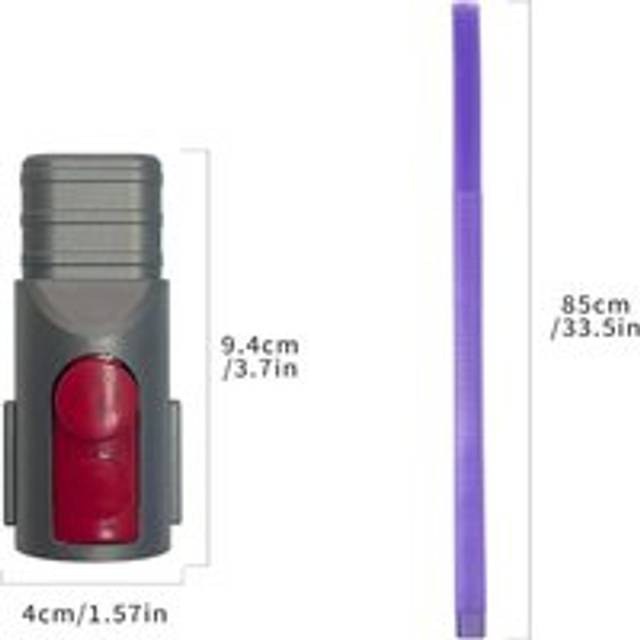 Dryer Vent Cleaner Kit and Crevice Tool for Dyson V7 V8 V10 V11 V12 V15 Vacuum Attachment Hose+Crevice Tool+Trigger Lock