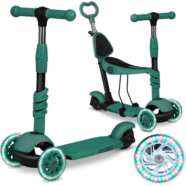 Ricokids Todi trehjulig skoter - grön