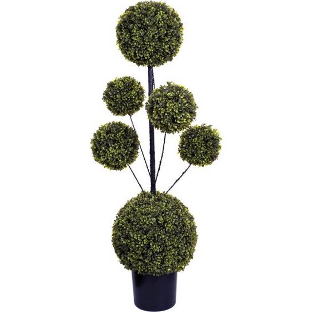 Artificial Six Sphere Boxwood Topiary Tree 4ft/120cm (127cm H X 25.5cm W X 38cm D)