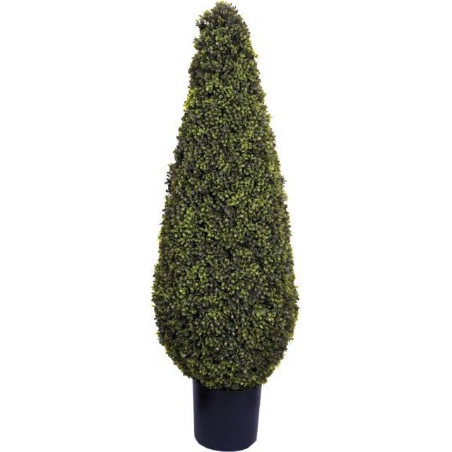 Artificial Waterdrop Shape Boxwood Topiary Tree 4ft/120cm (127cm H X 39cm W X 39cm D)