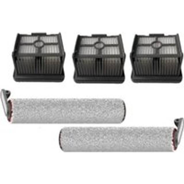 Tlily - 5Pcs Parts for Dreame H12 Pro Washing Floor Machine Vacuum Cleaner Accessories Washable Hepa Filter Main Roller Brush