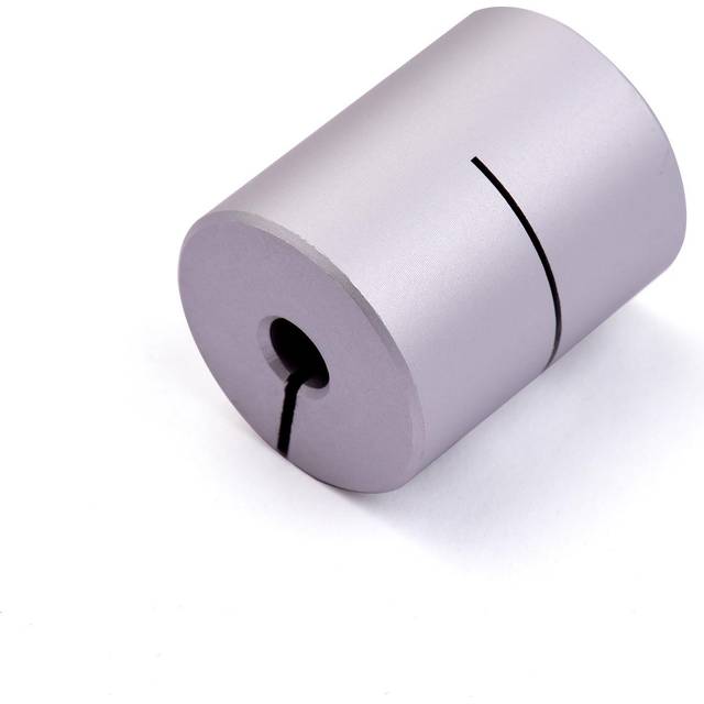 Aibecy  Rigid Shaft Coupling 5mm to 8mm Bore L23xD18 Shaft Coupler Connector for 3D Printer 3pcs silver