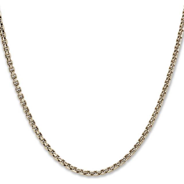 John Hardy - box-chain necklace - men - 14kt Yellow Gold - 55