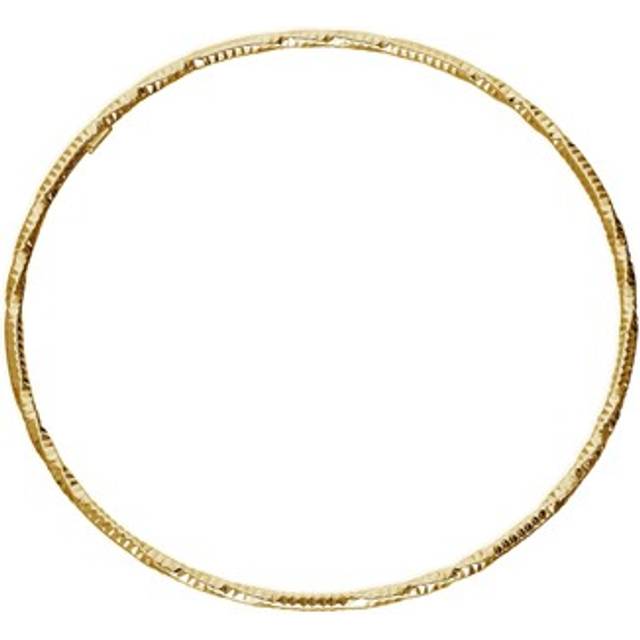 Gold Plated Sterling Silver Diamond Cut Twist Bangle