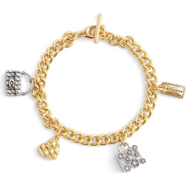 Coach Handbag Shop Charm Bracelet - Gold