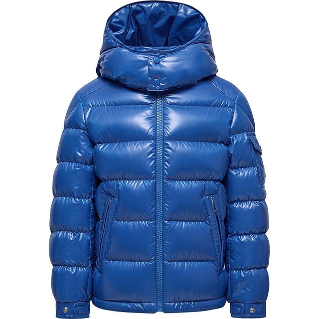 Jacket MONCLER Kids color Royal Blue - 4