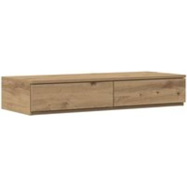 vidaXL Sänglådor artisan ek 90x36,5x16,5 cm konstruerat trä