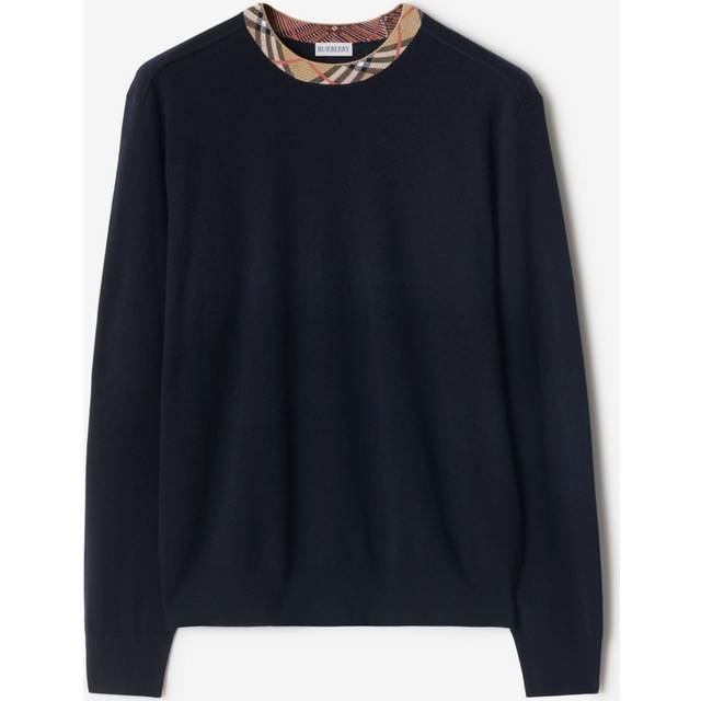 Pull en laine Check - M