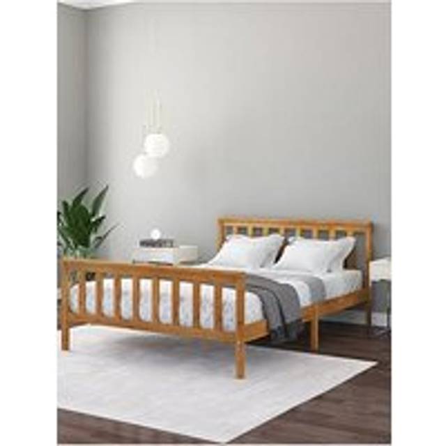 Atlantic Bed Frame in Natural Wood Colour - Small Double