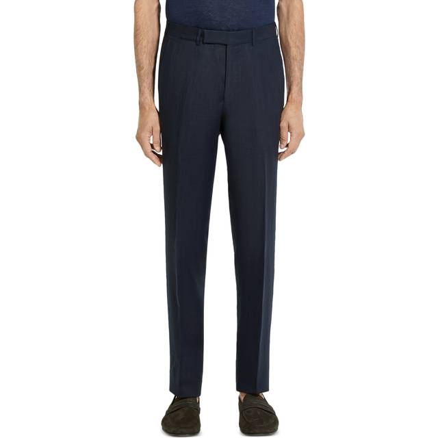 Pantalon en Oasi Lino Bleu Marine - 50