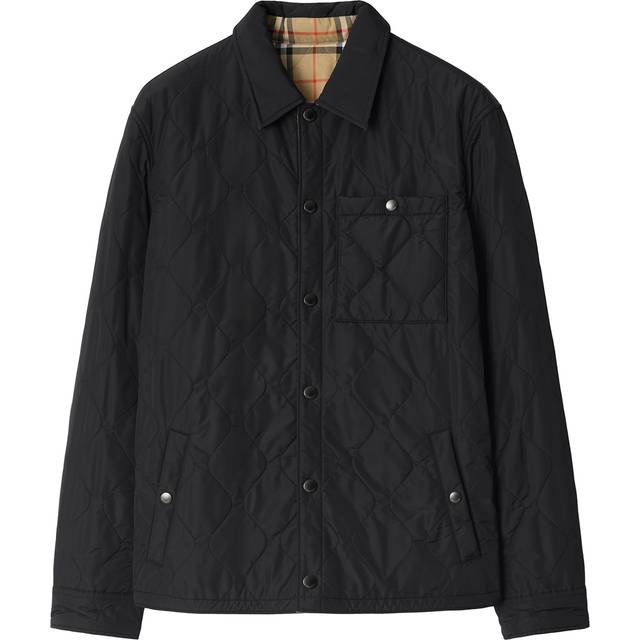 Reversible quilted nylon Jacket - L - Black