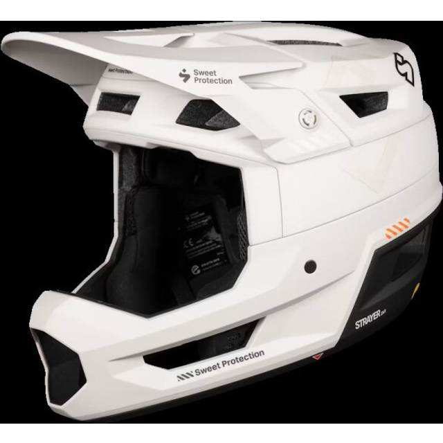 Sweet Protection Strayer 2Vi Mips Helmet - Fullfacehjälm Bronco White L / XL (59 - 61 cm)