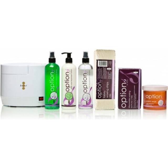 Hive Of Beauty Waxing No 1 Heater 1 Litre Warm Honey Wax Hair Removal Kit