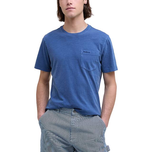 Barbour Pigment-Dyed Pocket T-Shirt - XX-Large, Dark Denim