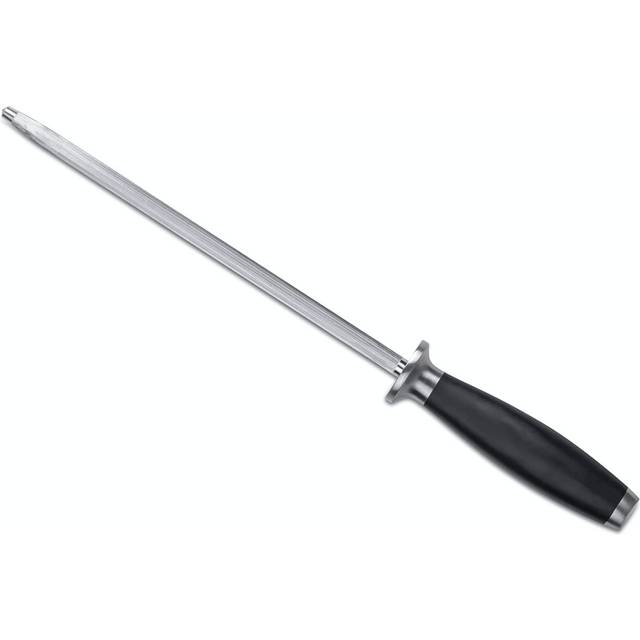 "HexClad 9"" Honing Knife Sharpener Rod - Helps Repair, Restore, Polish Blades - Best Kitchen Knife Sharpener Really Works for Ceramic and Steel Knives,"