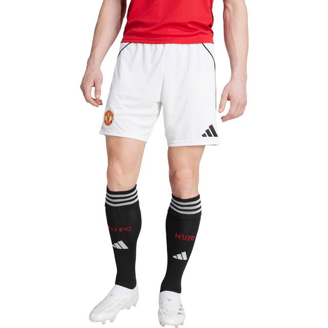 adidas Manchester United FC 2025/26 Home Shorts - White - Mens - XXL