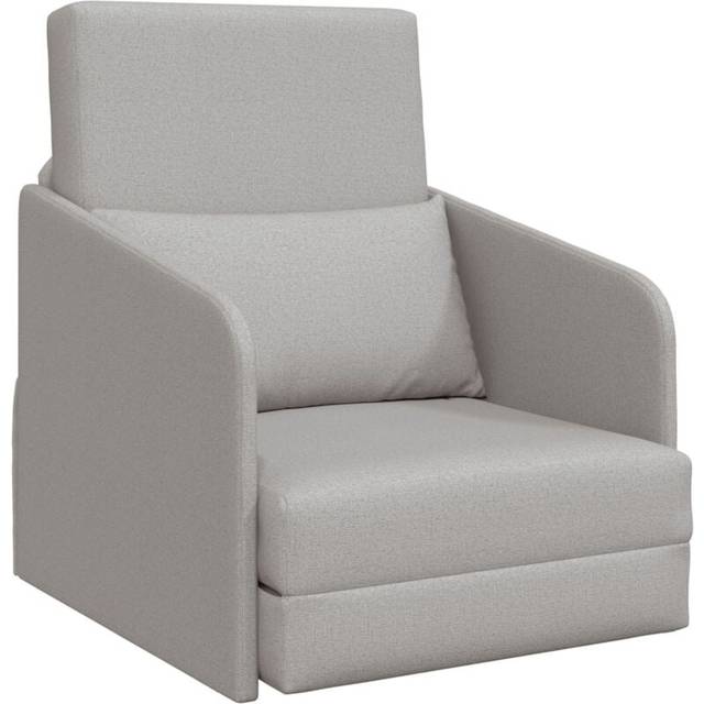 Vidaxl - Floor Sofa Bed 2-in-1 Cloud Grey 65x80x83 cm Fabric