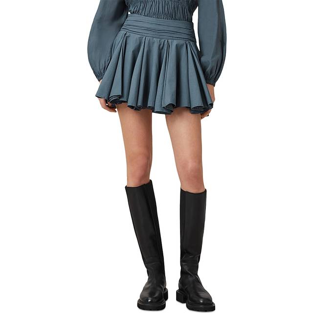 AllSaints, Kjolar , Dam, XS, Bomull, Tulpankjol med shorts