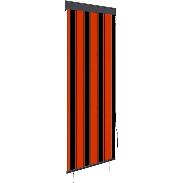 Outdoor Roller Blind 60x250 cm Orange and Brown - One Size