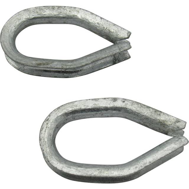 Galvanised Wire Rope Reeving Thimble 26MM X2 (Eyelet Cable Loop Rope)