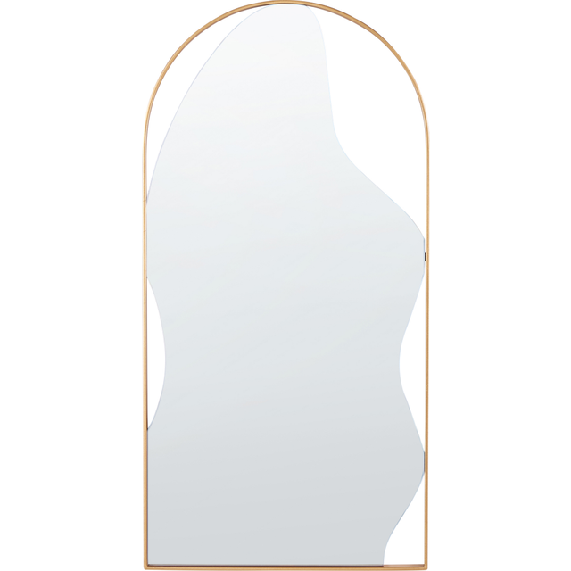 Wall Mirror COLOMBIER 41 cm 81 cm Metal Gold
