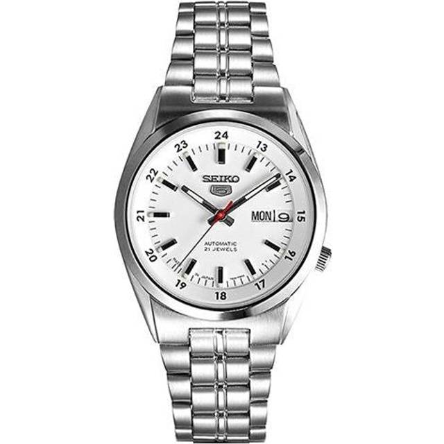 Men's SEIKO Automatic Mechanical Watch White SNK559J1 - F
