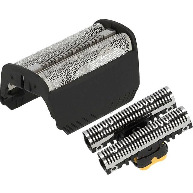 Combi-Pack Shaving Part compatible with Braun 7526, 7564, 7640, 7540, 7570, 7630, 7546 Electric Shaver, Foil + Blades, Black - Vhbw
