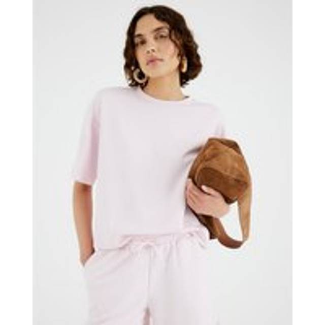 River Island Womens Pink Premium Short Sleeve Boxy T-Shirt - XL
