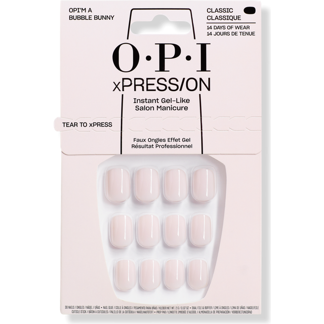 OPI Em Jelly Xpress On Kunstige Negle A Bubble Bunny - 30 Stk